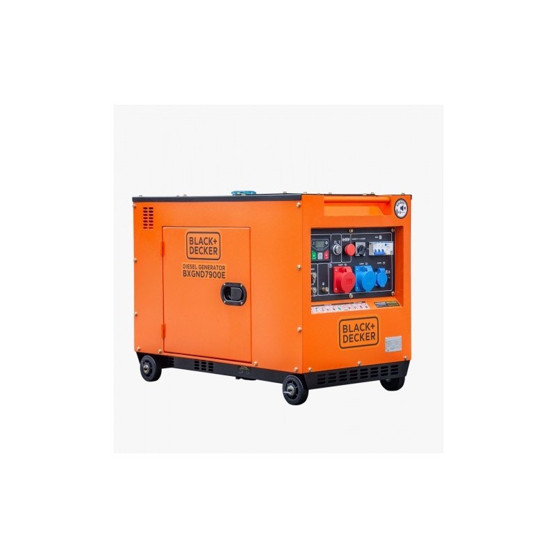 Immagine di copertina del gruppo elettrogeno diesel trifase BLACK+DECKER BXGND7900E 7,9KvA