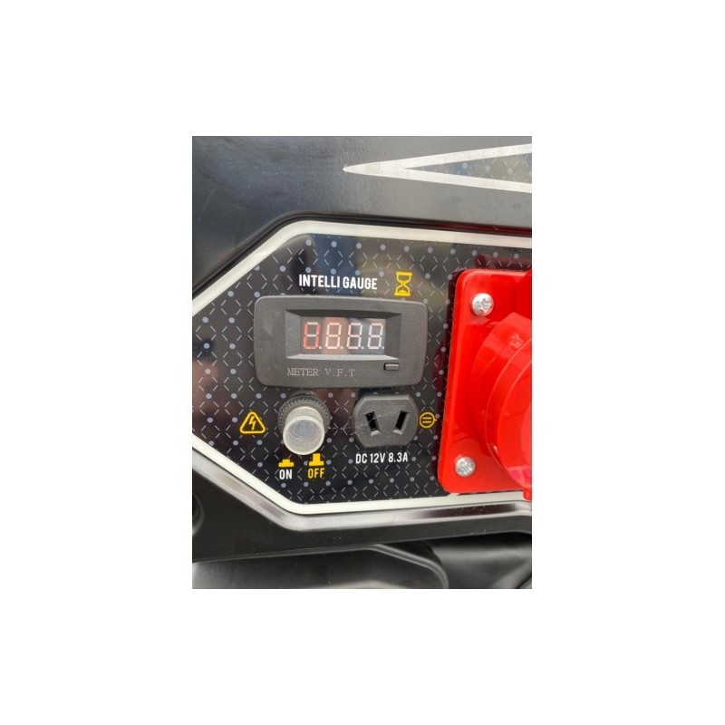Panneau de contrôle et bouton de démarrage électrique du groupe électrogène Gaz 8000W Monophasé et Triphasé Kompak K10000TET-DF