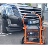 Groupe électrogène Essence 3Kw BLACK+DECKER BXGNP3000E à l'extérieur posé sur un parking